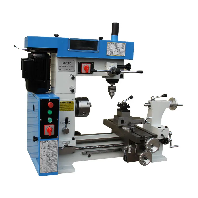 Mp500 500Mm Lathe Machine Lathe Drill Mill Combo Multi-Purpose Mp500 500Mm Lathe Machine Lathe Drill Mill Combo Multi-Purpose