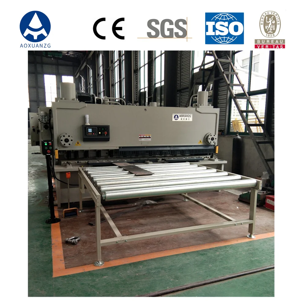 Qc11K-16*3200 Shearing Machine For Metal Hydraulic Guillotine Shearing Machine With Cnc Feeder Qc11K-16*3200 Shearing Machine For Metal Hydraulic Guillotine Shearing Machine With Cnc Feeder