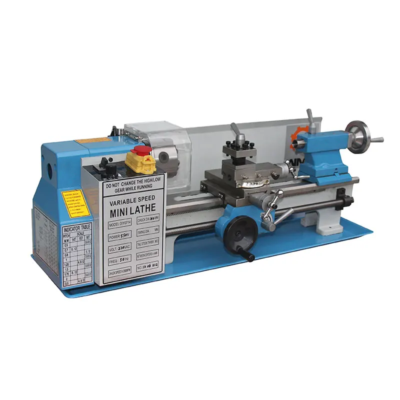 Diy0714 Small Bench Metal Lathe With Variable Speed Diy0714 Small Bench Metal Lathe With Variable Speed