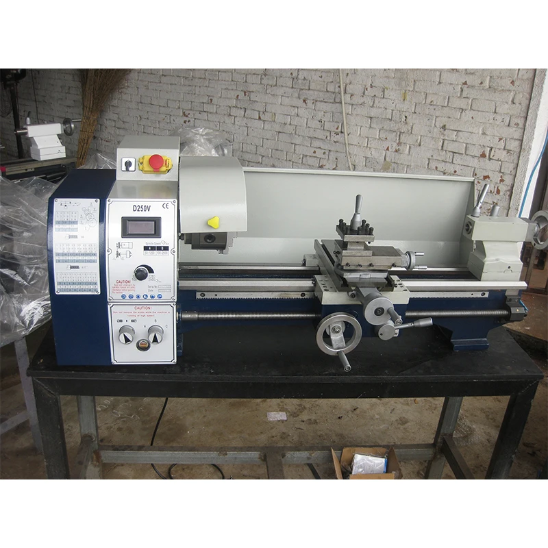 D250V 550Mm Variable Speed Bench Lathe For Metal Function D250V 550Mm Variable Speed Bench Lathe For Metal Function