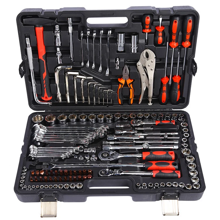 150 Pcs Ferramentas Automotivas Hand Tool Set Socket Ratchet Wrench Screwdriver Bits Auto Repair Toolbox 150 Pcs Ferramentas Automotivas Hand Tool Set Socket Ratchet Wrench Screwdriver Bits Auto Repair Toolbox