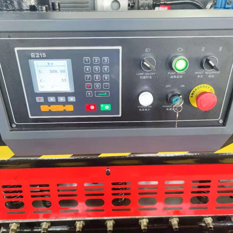 6Mm Thickness 2500Mm Width Metal Steel Cutter Guillotine Shears Machine With E21S System 6Mm Thickness 2500Mm Width Metal Steel Cutter Guillotine Shears Machine With E21S System