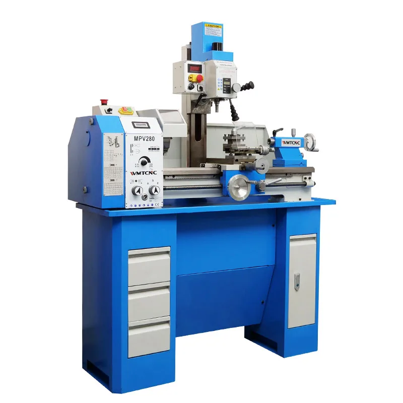Wmtcnc Mpv280 Multi Purpose Machine Lathe Drilling Milling Combined Function Wmtcnc Mpv280 Multi Purpose Machine Lathe Drilling Milling Combined Function