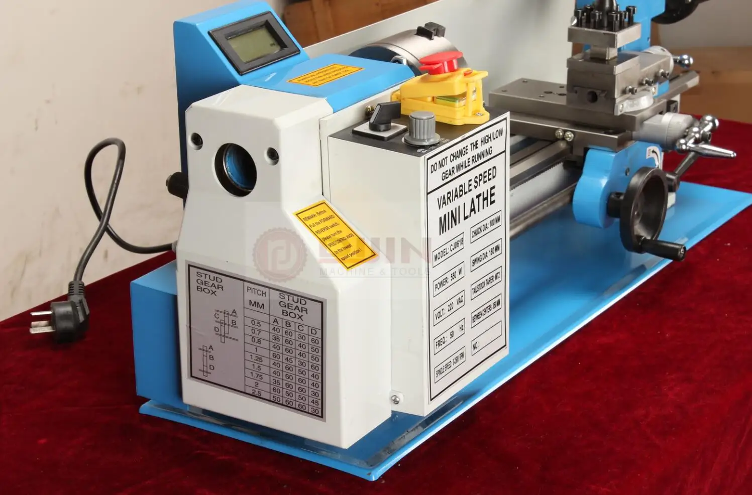 Hobby Mini Lathe 7×14 Metal Gear Small Bench Lathe Bhc0618 Spindle Bore 32Mm 550W Factory Directly Sell Hobby Mini Lathe 7×14 Metal Gear Small Bench Lathe Bhc0618 Spindle Bore 32Mm 550W Factory Directly Sell