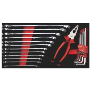 Household Toolbox Repair Universal Manual Tool Kit 22pcs Wrench Tools Set with EVA Tray for Automotive Repair Household Toolbox Repair Universal Manual Tool Kit 22pcs Wrench Tools Set with EVA Tray for Automotive Repair