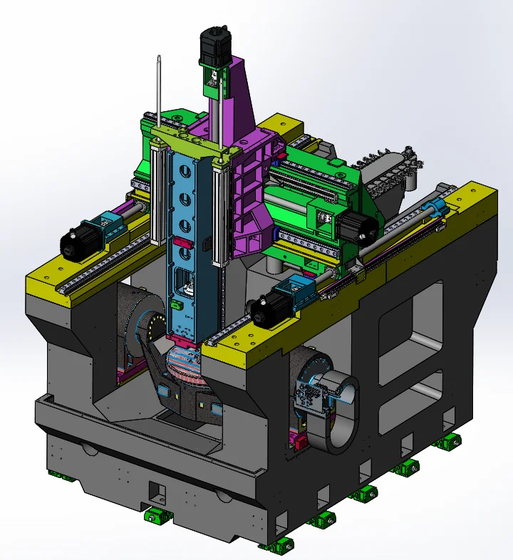 Vertical Machining Center Vb63-5Ax High Power And Precision 5 Axis Cnc Machining Center Vertical Machining Center Vb63-5Ax High Power And Precision 5 Axis Cnc Machining Center