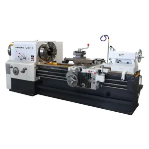 Lathe Machine Q1319 200mm Big Spindle Bore Pipe Threading Lathe Machine with CE Protection