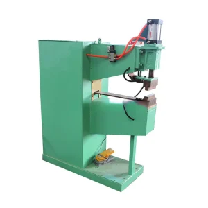 Welded wire mesh multiple pneumatic spot welder