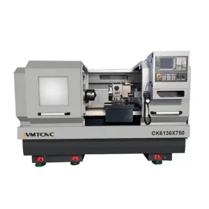 New Desigh CNC Lathe with Automatic Bar Feeder CK6136 Small CNC Lathe for Steel Parts Making New Desigh CNC Lathe with Automatic Bar Feeder CK6136 Small CNC Lathe for Steel Parts Making