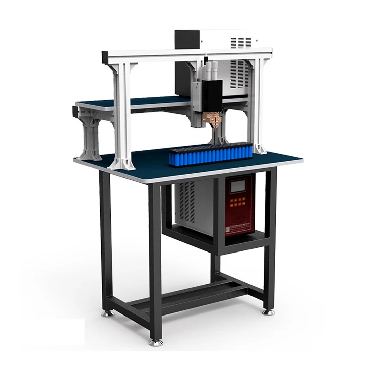 Semi Automatic Gantry Spot Welder For Battery Pack Weldling With 5000A Dc Inverter Power Supply Semi Automatic Gantry Spot Welder For Battery Pack Weldling With 5000A Dc Inverter Power Supply