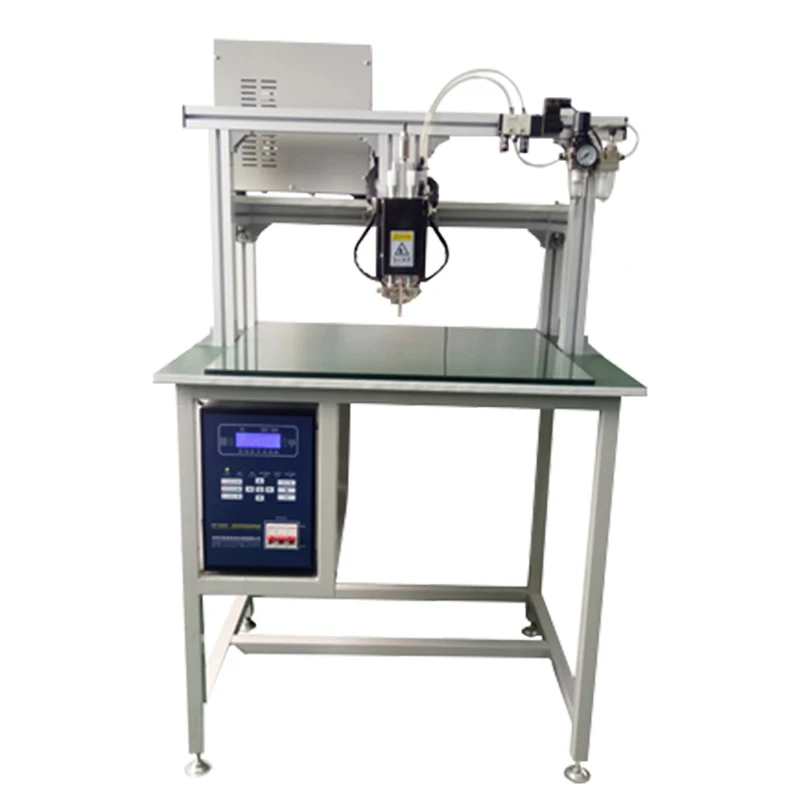 Gantry Type Pneumatic Manual Battery Spot Welding Machine 18650 21700 Cell Spot Welder For Lithium Cylindrical Battery Pack Gantry Type Pneumatic Manual Battery Spot Welding Machine 18650 21700 Cell Spot Welder For Lithium Cylindrical Battery Pack