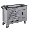 2023 Auto Repair Garage Roller Cabinet 7-drawer Tool Cabinet Workshop Tool Storage Silver Tool Trolley