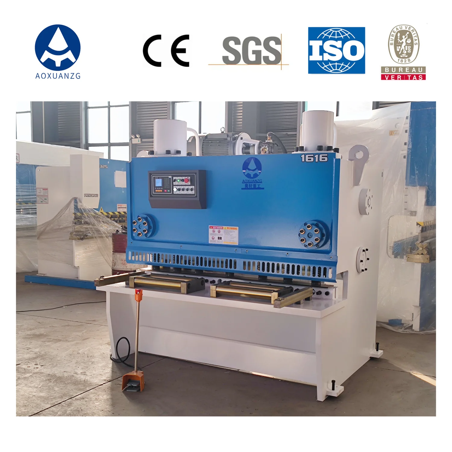 16X1600Mm Guillotine High Quality Stainless Steel Sheet Metal Hydraulic Shearing Machine 16X1600Mm Guillotine High Quality Stainless Steel Sheet Metal Hydraulic Shearing Machine