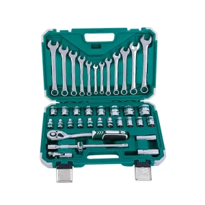 37-piece repair set head plate Spanner ratchet sockets Set of combination repair toolboxes 37-piece repair set head plate Spanner ratchet sockets Set of combination repair toolboxes