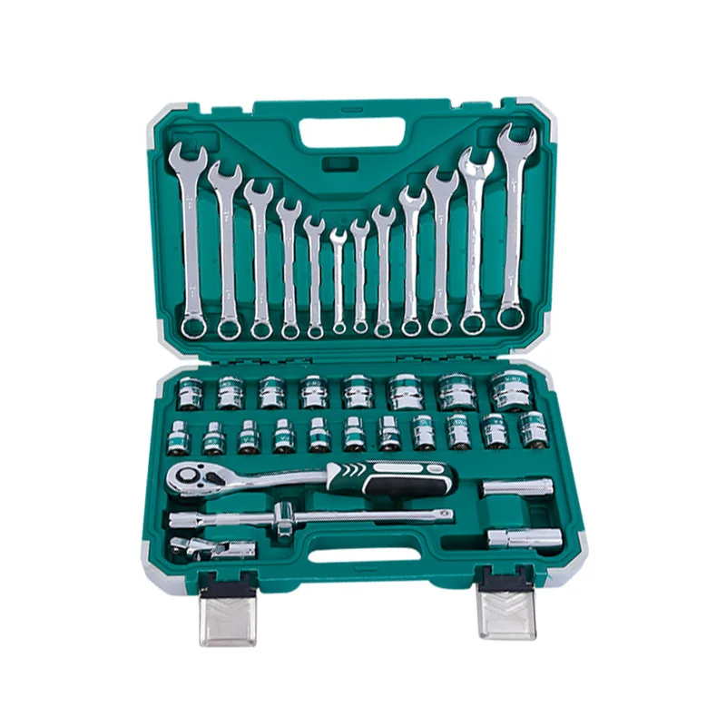 37-Piece Repair Set Head Plate Spanner Ratchet Sockets Set Of Combination Repair Toolboxes 37-Piece Repair Set Head Plate Spanner Ratchet Sockets Set Of Combination Repair Toolboxes