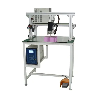 Gantry Type Manual Lithium Cylindrical Cell Spot Welding Machine AC Pedal Battery Pack Spot Welder for 18650 21700 cells
