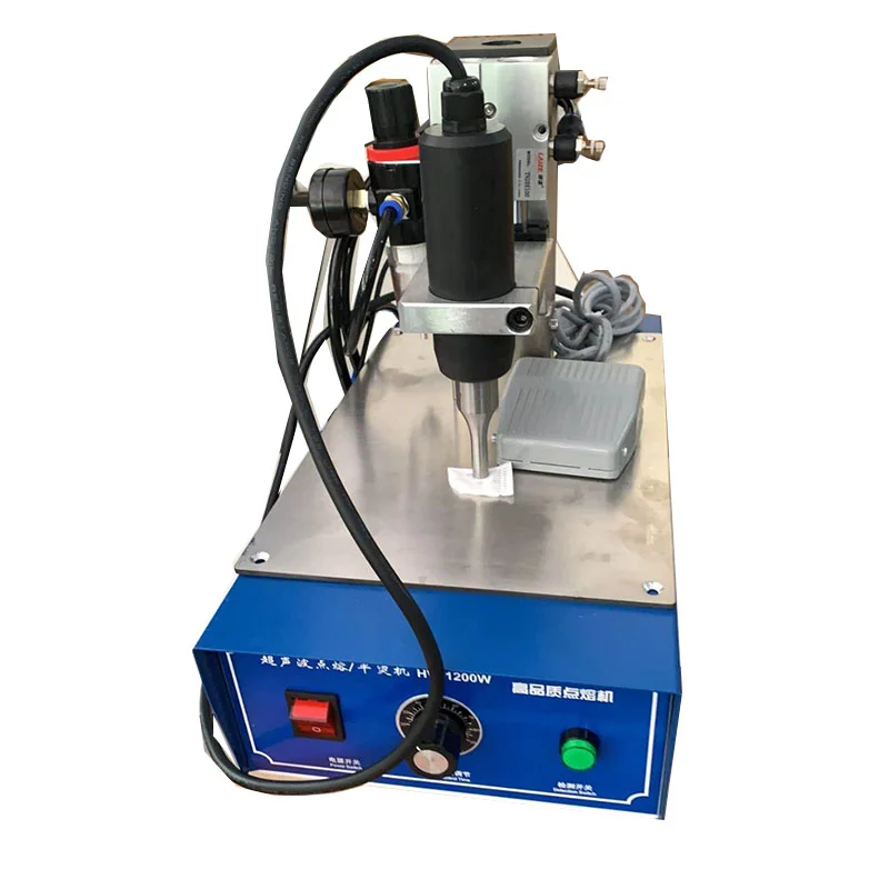 Good Quality Ultrasonic Spot Welding Machine 35K For Mask Earloop Welder Equipment Good Quality Ultrasonic Spot Welding Machine 35K For Mask Earloop Welder Equipment