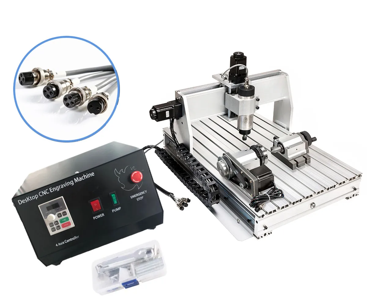 Handi 6040 4 Axis Rotary Cnc Engraving Machine For Woodworking Handi 6040 4 Axis Rotary Cnc Engraving Machine For Woodworking