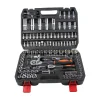 108PCS Kit Car Repair Sockets Set Hand Tool Sets Combination Socket Wrench Set with Plastic Toolbox