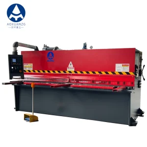 China factory hydraulic guillotine machine with E21S controller for carbon steel cutting