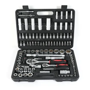 Professional Durable 108 Pcs Tools Carbon Steel Socket Wrench Tool Set Box for Auto Repair – 108 pcs Professional Durable 108 Pcs Tools Carbon Steel Socket Wrench Tool Set Box for Auto Repair – 108 pcs