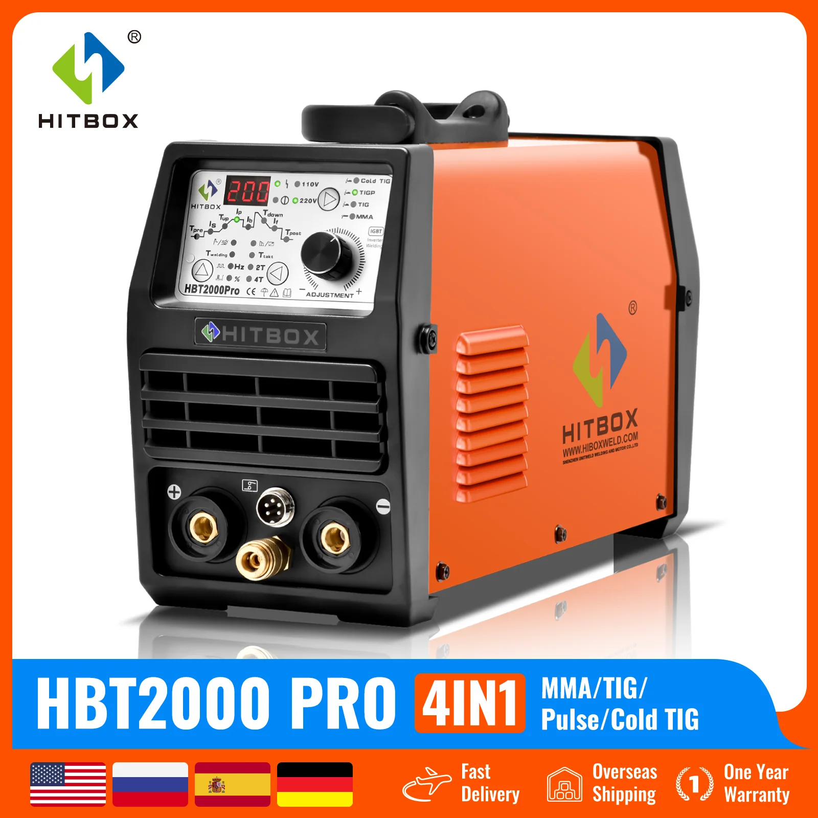 Hitbox Tig Welding Machine 4In4 Hbt2000Pro Hf Tig Spot 145A Pulse 1-900Ms Adjustment Tig Arc Stick Welder Soldadora Tig Welder Hitbox Tig Welding Machine 4In4 Hbt2000Pro Hf Tig Spot 145A Pulse 1-900Ms Adjustment Tig Arc Stick Welder Soldadora Tig Welder