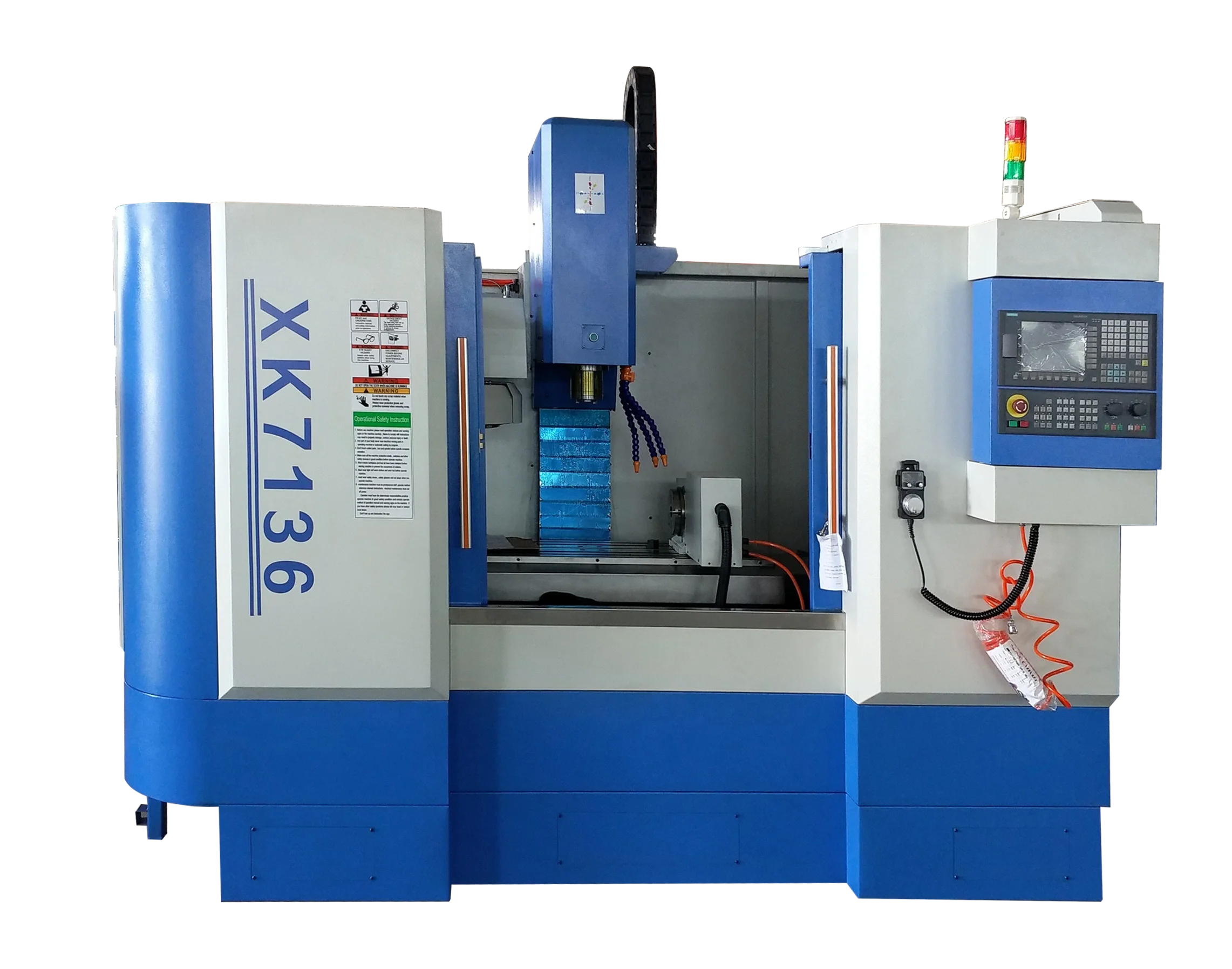 High Precision Xh7136 4 Axis Cnc Milling Machine With Full Enclosure High Precision Xh7136 4 Axis Cnc Milling Machine With Full Enclosure