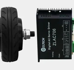 5 inch built-in encoder robot agv small wheel hub servo motor driver set 24v – MAROON