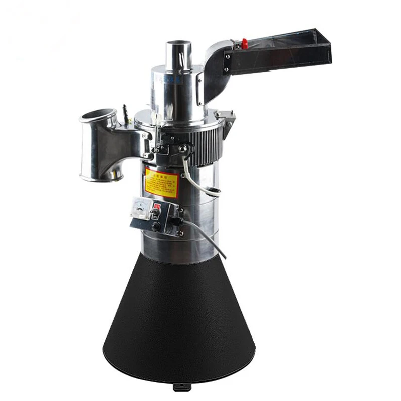 Electric Automatic Flour Mill Machine Continuous Feeding Grain Mill Food Herb Pvc Ore Grinder Mincer Pulverizer 25Kg/H Electric Automatic Flour Mill Machine Continuous Feeding Grain Mill Food Herb Pvc Ore Grinder Mincer Pulverizer 25Kg/H
