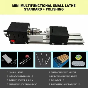 Mini Beads Machine Miniature Lathe DIY Grinding and Polishing Beads Lathe Polishing Woodworking Buddha Pearl Lathe Mini Beads Machine Miniature Lathe DIY Grinding and Polishing Beads Lathe Polishing Woodworking Buddha Pearl Lathe