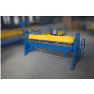 AOXUANZG Manual Flange Metal Sheet Press Brake, TDF Bending Machine for Stainless Steel and Aluminum Plate Edge Folding Forming