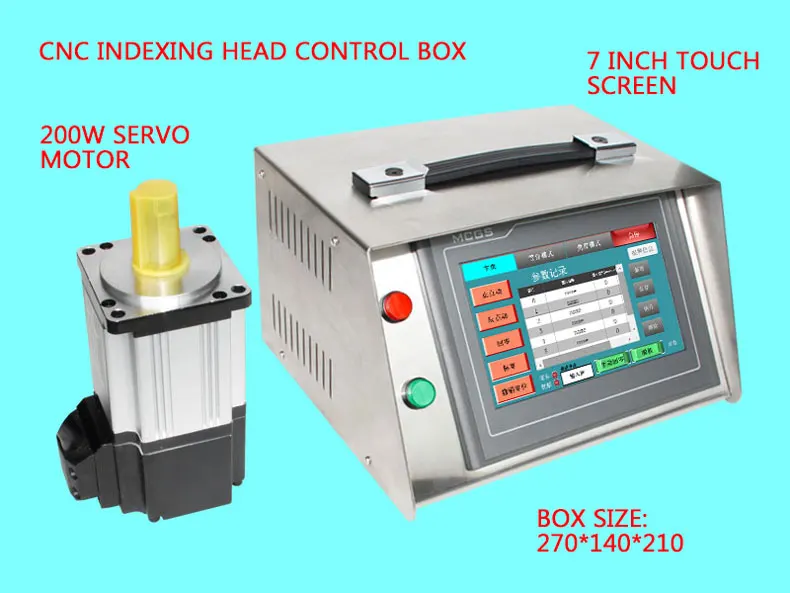 Cnc Indexing Head Controller Servo Motor Stepper Controller Cnc System Bench Drill System 200W English Version Cnc Indexing Head Controller Servo Motor Stepper Controller Cnc System Bench Drill System 200W English Version