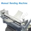 HR-320 small desktop manual roll machine steel plate, steel rod roll processing metal plate bending round machine