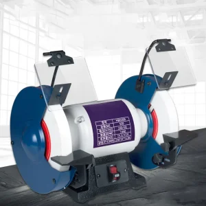 550W Low-speed desktop multifunctional household vertical woodworking tool small sharpener metal grinder 1450rpm