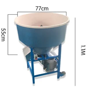 100KG Feed Mixer Farm Small Household Wet and Dry Mixer 220v Powder Mixing Plastic Mixer – Gold