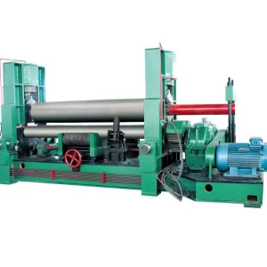 Upper Roller Hydraulic Stainless Steel Bending Machine, Three Rolls Automatic Metal Plate Round Tube Rolling Machine Upper Roller Hydraulic Stainless Steel Bending Machine, Three Rolls Automatic Metal Plate Round Tube Rolling Machine