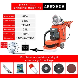 380V Cement Grinding Machine,Terrazzo Machine Refurbishment Ground, Concrete Epoxy Floor Grinding and Polishing Machine – 220V 380V Cement Grinding Machine,Terrazzo Machine Refurbishment Ground, Concrete Epoxy Floor Grinding and Polishing Machine – 220V