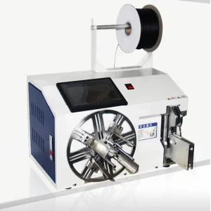 New Computer CNC Automatic Coil Winder Coil Winding Machine Network cable, power cable, earphone cable, data cable tie machine – HY18-45
