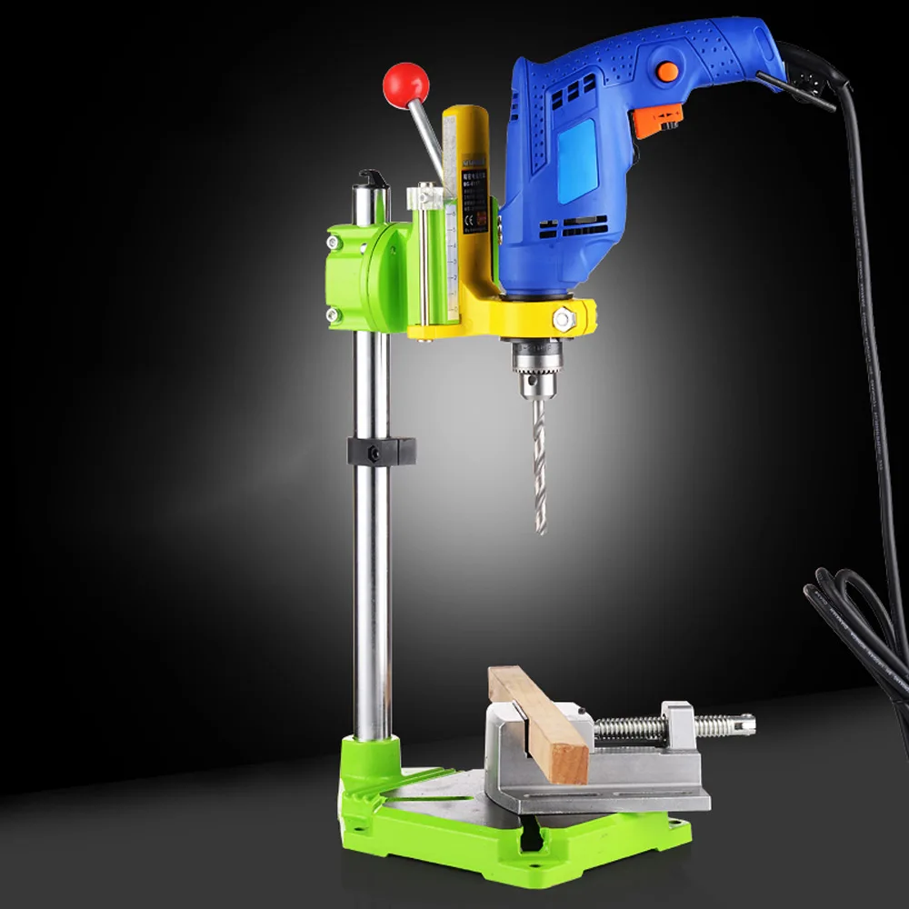 Bench Drill Stand/Press Mini Electric Drill Carrier Bracket 90 Degree Rotating Fixed Frame Workbench Clamp Bench Drill Stand/Press Mini Electric Drill Carrier Bracket 90 Degree Rotating Fixed Frame Workbench Clamp