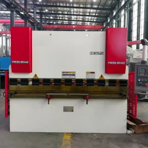 E21 Control System Red Color 80T2500MM NC Hydraulic Press Brake, Hydraulic Folding Bending Machine