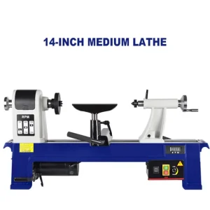 750W 14 inch woodworking lathe wood rotary machine multi-function pen-making household mini diy machine tool 3550RPM – 14 INCH 750W