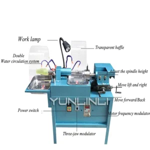 Jade Stone Grinding & Polishing Machine All-in-one Jade Bracelet Molding Machine 750W Gemstone Processing Machinery Jade Stone Grinding & Polishing Machine All-in-one Jade Bracelet Molding Machine 750W Gemstone Processing Machinery
