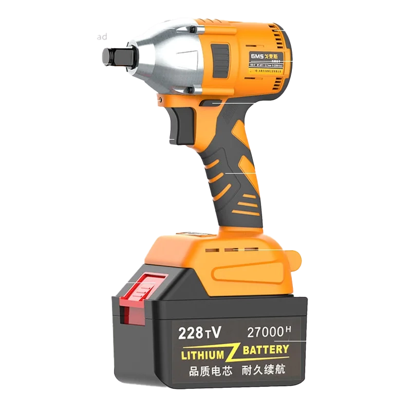 Brushless Electric Wrench Special Lithium Battery Charging Impact Wrench Electric 168Tv13000 Brushless Electric Wrench Special Lithium Battery Charging Impact Wrench Electric 168Tv13000