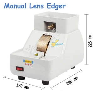 Manual Hand Mill Optical Processing Grinder Hand Lens Edger Rough & Fine & V Shape Grinding Wheel Double Wheel Holder CP-7-35WV
