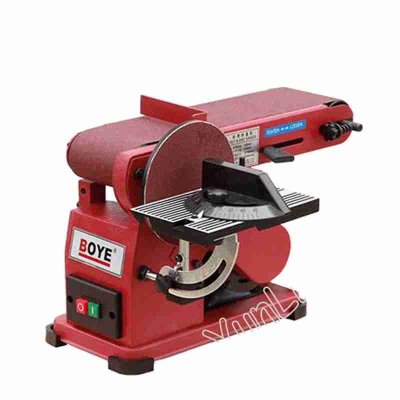 220V Household Mini Sand Belt Sand Machine Multi- Functional Desktop Vertical Polishing Machine Wood Chamfering Machine 220V Household Mini Sand Belt Sand Machine Multi- Functional Desktop Vertical Polishing Machine Wood Chamfering Machine