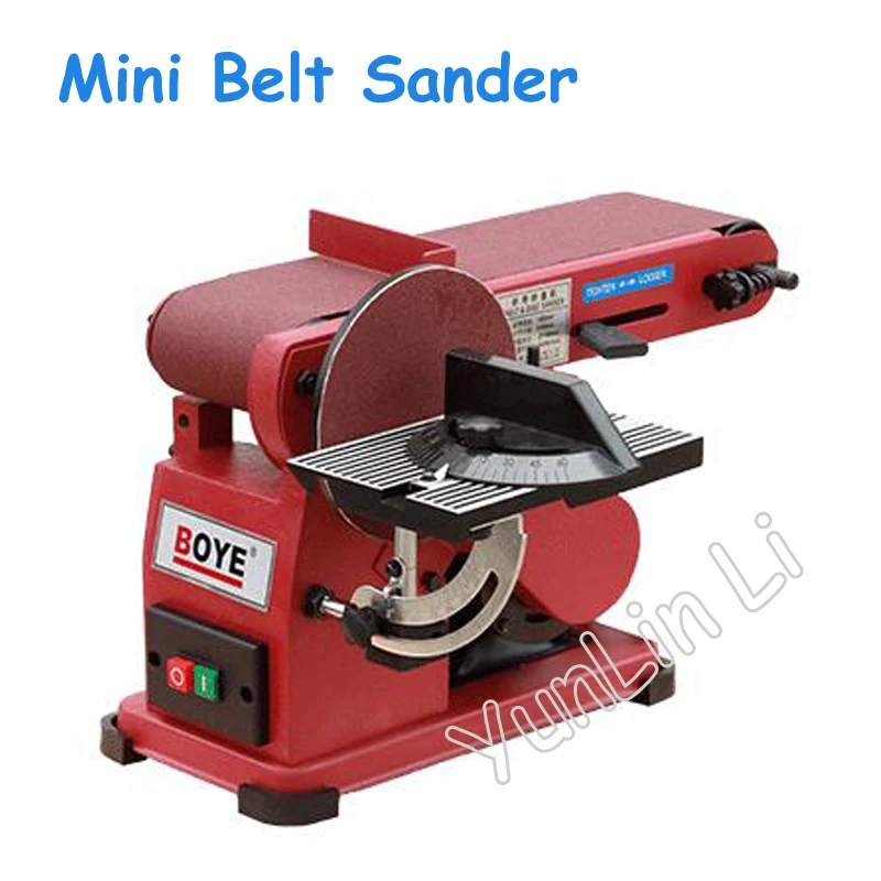 220V Household Mini Sand Belt Sand Machine Multi- Functional Desktop Vertical Polishing Machine Wood Chamfering Machine 220V Household Mini Sand Belt Sand Machine Multi- Functional Desktop Vertical Polishing Machine Wood Chamfering Machine