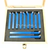 11pcs 12*12mm Lathe Tools Carbide Tipped Brazed Boring Milling Cutting Turning Tools Bit Milling Set For Metal Cutting