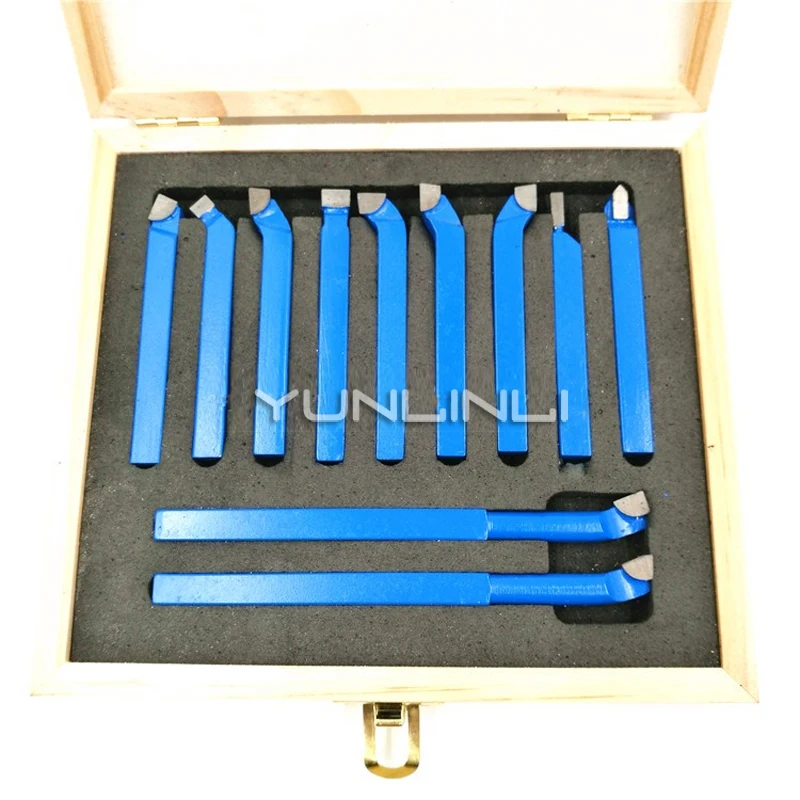 11Pcs 12*12Mm Lathe Tools Carbide Tipped Brazed Boring Milling Cutting Turning Tools Bit Milling Set For Metal Cutting 11Pcs 12*12Mm Lathe Tools Carbide Tipped Brazed Boring Milling Cutting Turning Tools Bit Milling Set For Metal Cutting