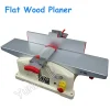 Flat Wood Planer 220V/1280W Home Woodworking Bench Planer High Speed Copper Motor Wood Planing Machine JJP-5015