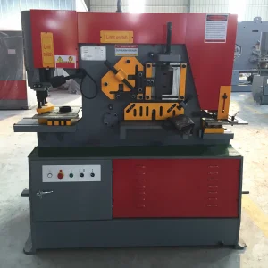 AOXUANZG Customizable Channel Steel Ironworker, Hydraulic Hole Punching and Shearing Machine for Metal Sheet Punch